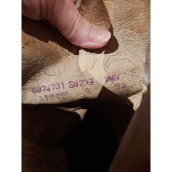 Rare Vintage Dan Post Womens Western Python Snakeskin Boots Sz 7.5M - Picture 13 of 16